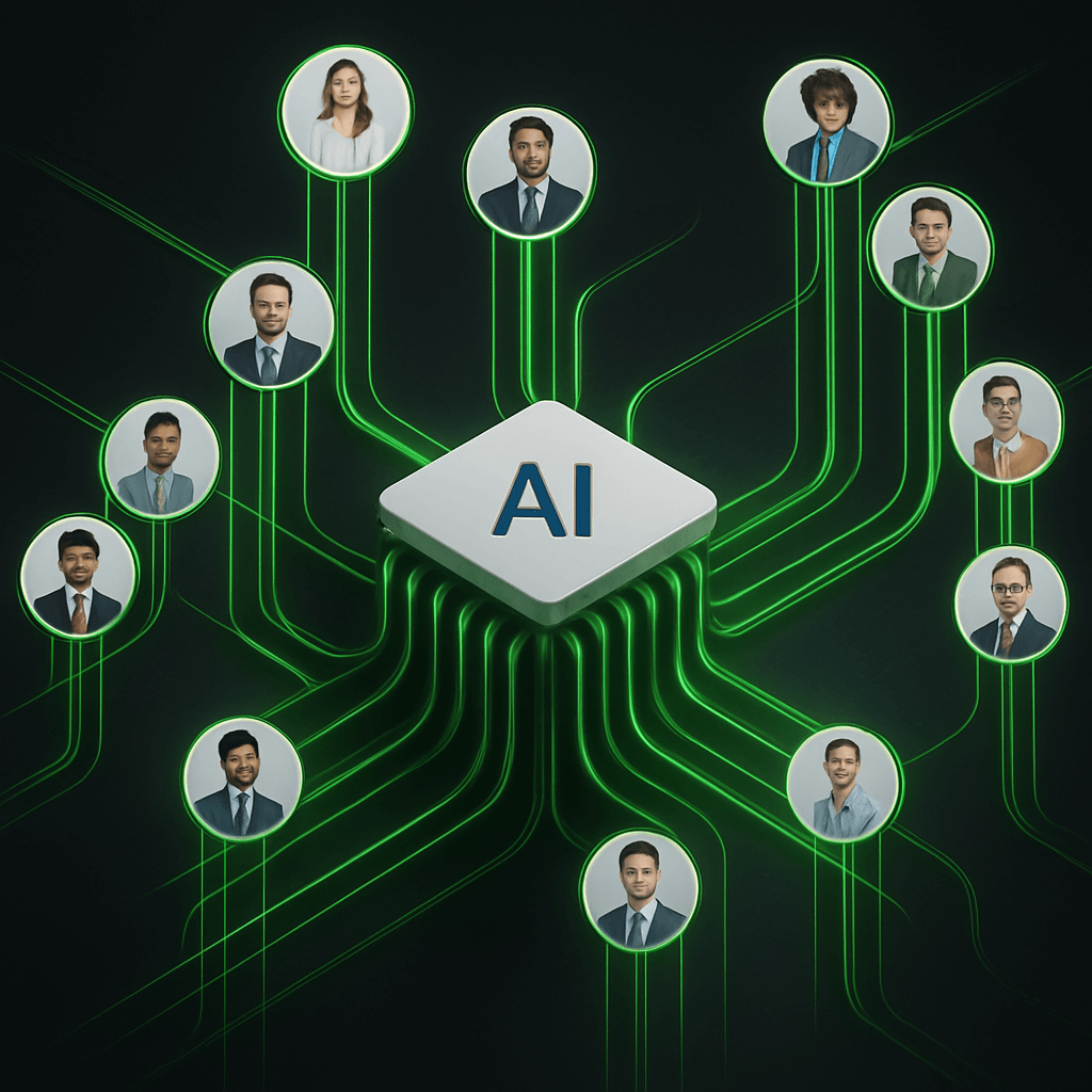 Illustrazione del valore aggiunto e del team di Egemon.ai